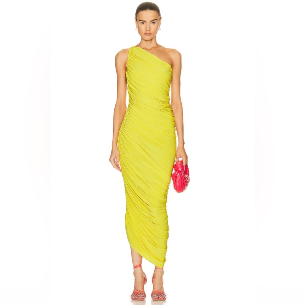 Yellow Norma Kamali Diana Dress XS
